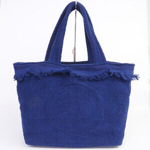 Chanel CC Beach Bag Towel Tote Coco Mark